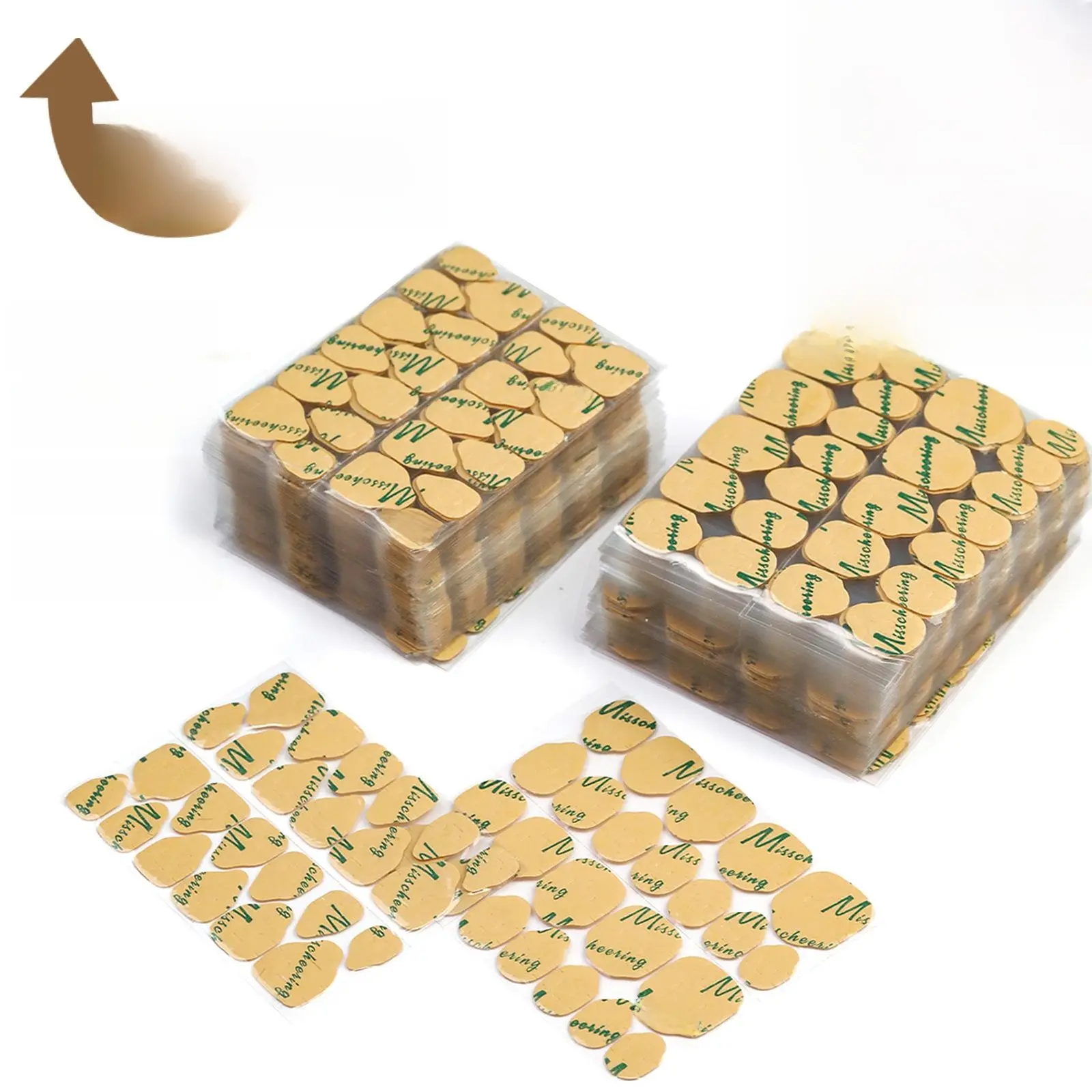 Nail art strong adhesive nail jelly adhesive nail art jelly adhesive double adhesive waterproof double-sided adhesive for wearing nail