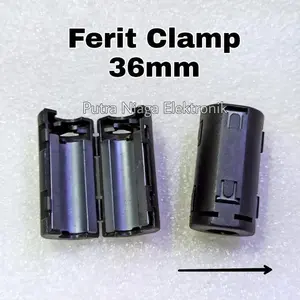 Ferit Clamp 36Mm Ferrite Jepit Filter Noise Ferrit Kabel Busi
