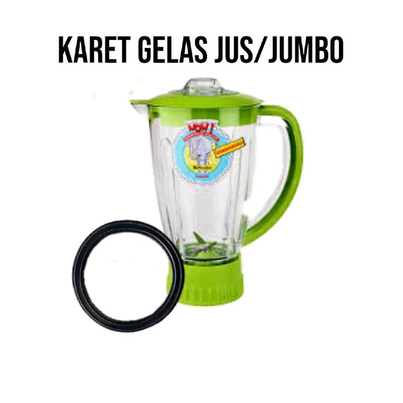 1set isi 3pcs karet/seal blender miyako original suku cadang blender 3