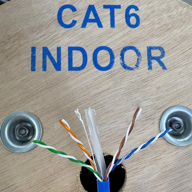  Cuộn 305m dây mạng cat6 trong nhà lõi 0.58mm chất liệu CCAG tốc độ 1000mbps 