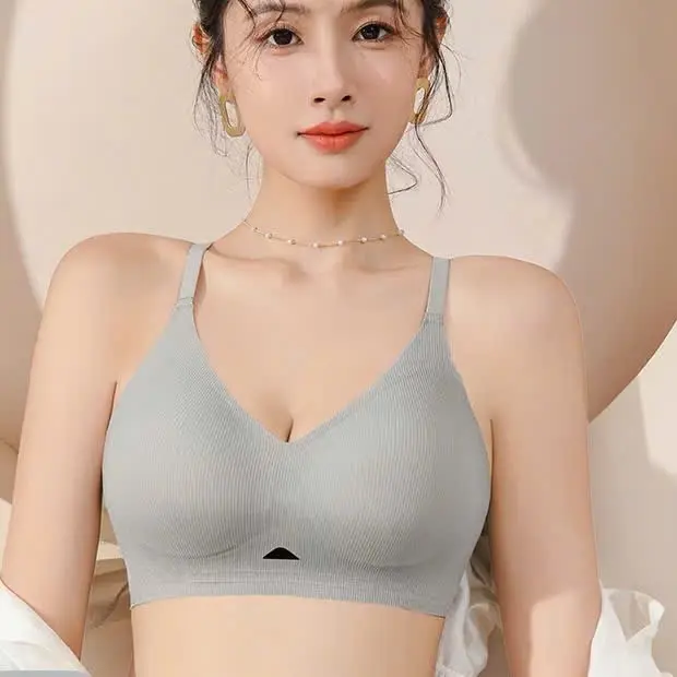 [AS168] Áo Bra không gọng đúc su mát, mút 3-4cm đệm tròn chống xệ, nâng vòng 1 bản to che ngấn lưng Nữ Women Bra lót
