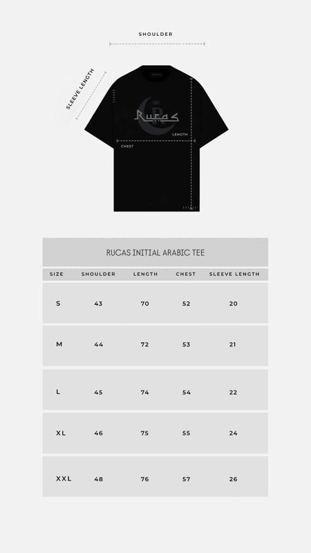 Rucas 100% Original Free Paperbag Rucas Initial Arabic S M L XL XXL