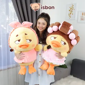 ISTANA BONEKA Bebek Sedih Sad Duck Kuning Jumbo 21in Make Up Roll Berenang Mainan Anak Ekspersi Marah Sinis Melirik Lucu Imut Halus Non Alergi Hadiah Ulang Tahun Spesial Premium