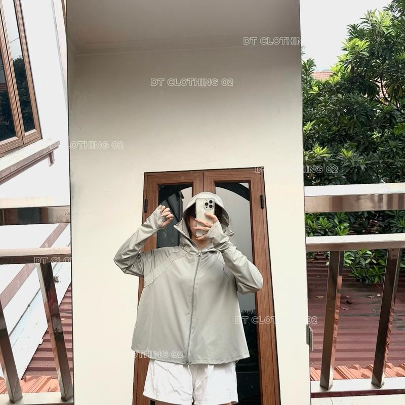 [XẢ KHO- CÓ SIZE TO ] Áo Chống Nắng Cánh Dơi Chất Thun Lạnh, Áo Chống Nắng Chống Tia UV UPF 50+, Vành Mũ Lưỡi Trai Rộng, Giặt Máy Được 9 màu