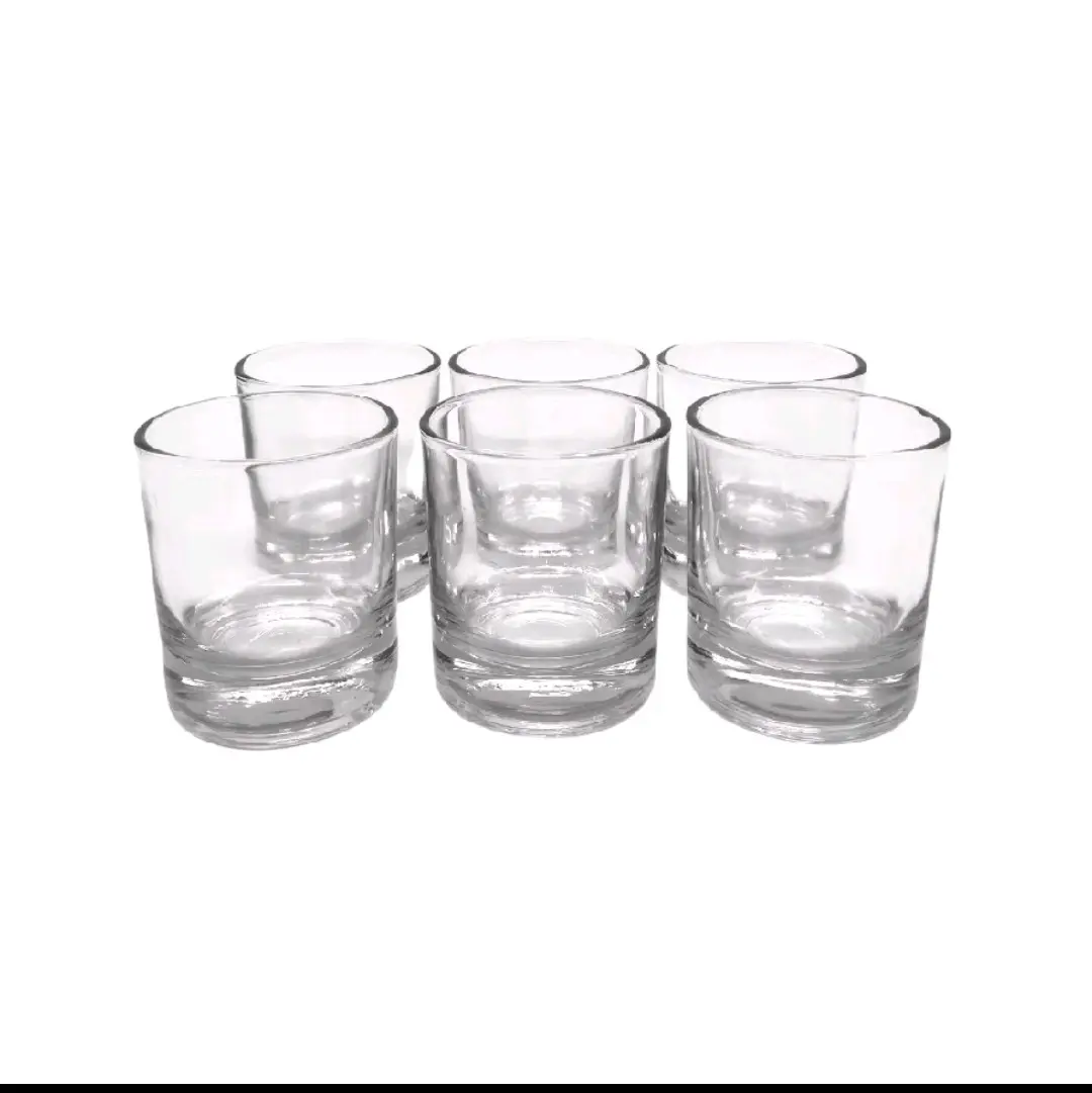 Gelas Sloki Mini Isi 6 Pcs Dengan Box & Bubble Wrap Gratis Minuman Kaca