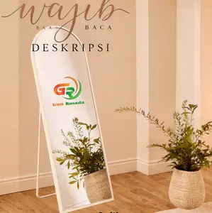 KACACERMIN AESTHETIK,KACA CERMIN MIRROR,STANDING MIRROR,CERMIN LANTAI 122X30,CERMIN FULL BODY