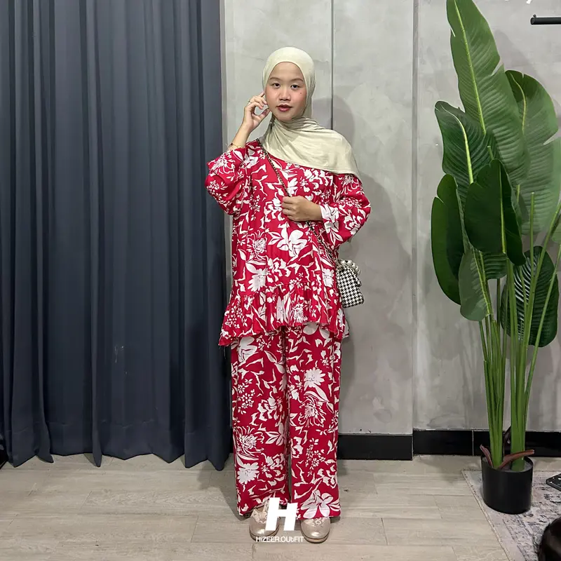 SETELAN ONE SET RUFFLE RAYON 5