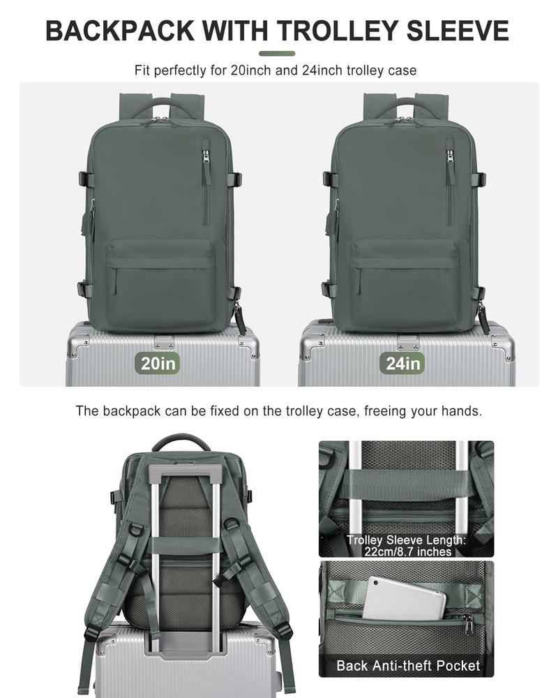 Product Introduction of Ba lô du lịch, không thấm nước, dung tích 35L, ba lô có thể mở rộng, có ngăn đựng giày, thích hợp cho máy tính xách tay 15,6 inch 15