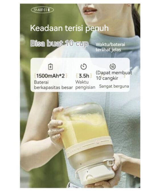 Uringo Gelas Jus Rumah Multifungsi juicer Kecil portable Elektrik Ton Jus juice bucket cup 8