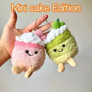 Bagcharm Mini Cakes Jellycat edition lucu / gantungan tas bentuk kue cherry ceri cakes cake / Hiasan tas lucu Jellycat coquette