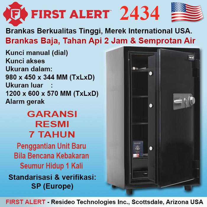 Gambar FIRST ALERT 2434 Brankas Tahan Api 2 Jam, Merek Global USA, Garansi Resmi, Official Store - 2434 dari Taruna Jaya International Kota Administrasi Jakarta Utara 5 Tokopedia
