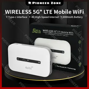 MIFI MODEM WIFI 4G UNLOCK ALL OPERATOR - Portable Mobile WiFi Kecepatan 300Mbps, Kompatibel dengan Semua Perangkat (Ponsel/Komputer/TV)
