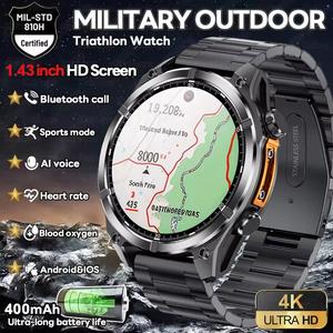 2025 New Original Premium GPS Sport SmartWatch Women Ultra HD AMOLED Display Built-in GPS BT Call 5ATM Waterproof Compass Smart Watch