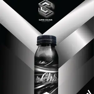 Cat Pu Black Chrome Kemasan 100ml Super Colour Original Termurah untuk Proyek Seni dan Desain