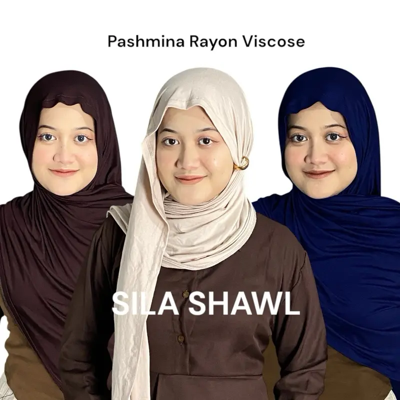 SILA SHAWL PASHMINA KAOS RAYON VISCOSE 0
