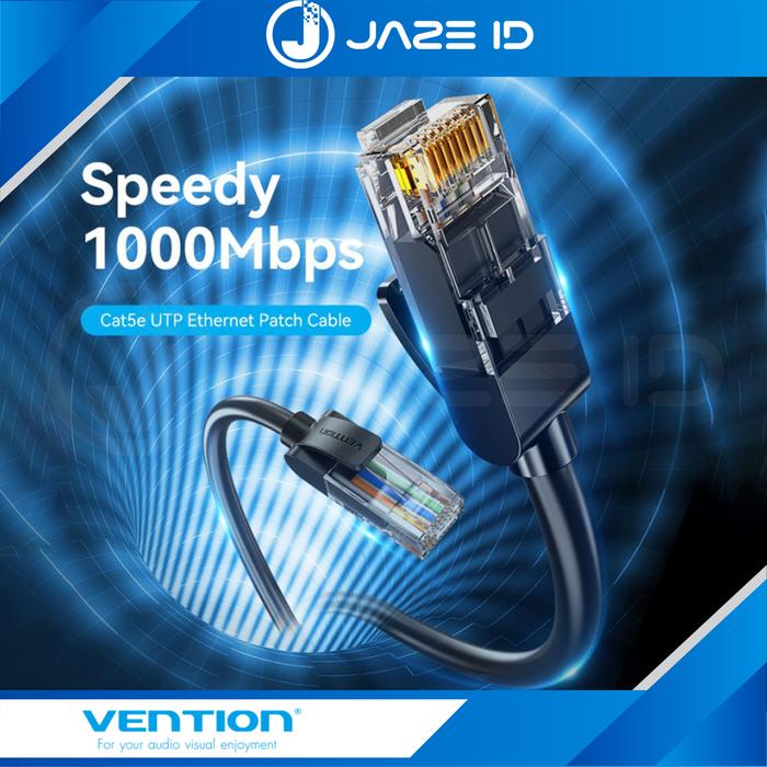 Gambar Vention Kabel LAN Cat5e UTP CAT 5e Ethernet RJ45 Network 50M dari JAZE ID Kota Administrasi Jakarta Barat Tokopedia