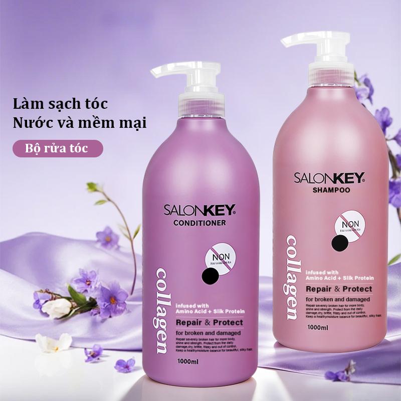 Dầu gội và dầu xả 1000ml chăm sóc cao cấp chuyên nghiệp từ tiệm làm tóc giúp kiểm soát dầu và làm tóc mềm mượt bóng khỏe phù hợp cho cả nam và nữ