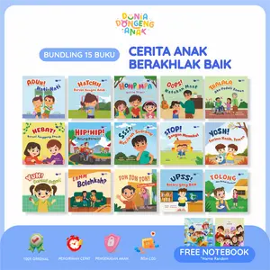 [ISI 15 BUKU] Buku Cerita Anak Bergambar Untuk Usia 3-5 Tahun Edukasi Anak Untuk Berakhlak Baik