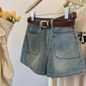 Jeansnjune Celana Jeans Pendek Hotpants Wanita Highwaist Premium Korean Style Tidak Ada Belt