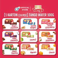 Gambar [Exclusive Top Creator] Tango Wafer 100 Gram [1 Karton isi 24 Pcs] Royal Chocolate/Vanilla/Cheese/Coconut/Milky Chocolate/Tiramisu/Javamocca | BPOM Halal - Royal Chocolate dari OT-Store Kota Administrasi Jakarta Barat 1 Tokopedia