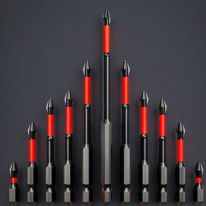 Juego de puntas de destornillador de alta precisión y torque, antideslizantes y de acero de tungsteno con vástago hexagonal. Punta duradera para taladros eléctricos e impacto. Kit Profesional de Reparación y Hazlo Tú Mismo.