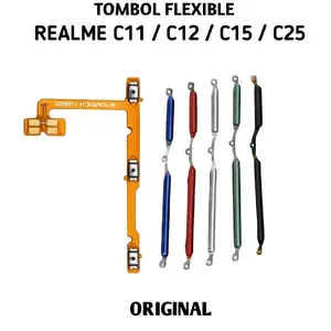 Tombol untuk  REALME C11 / C12 / C15 / C25 original flexible on off volume luar dalam fleksibel power pengganti 1 set