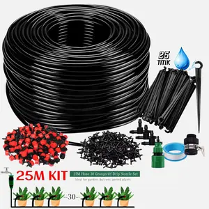 Alat Set Peralatan Irigasi Air Siram Selang Penyiram Tetes Tanaman Taman Kebun Drip Hidroponik Otomatis