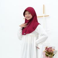 Gambar Applekidz Kerudung Bergo Anak Sekolah  Usia 6-14 Tahun Hijab Instan Tali Serut  Little Husna   Muslim Renda Katun - Black, Size L ( 6-14 Thn ) dari Applekidz Indonesia Official Kota Bandung 5 Tokopedia