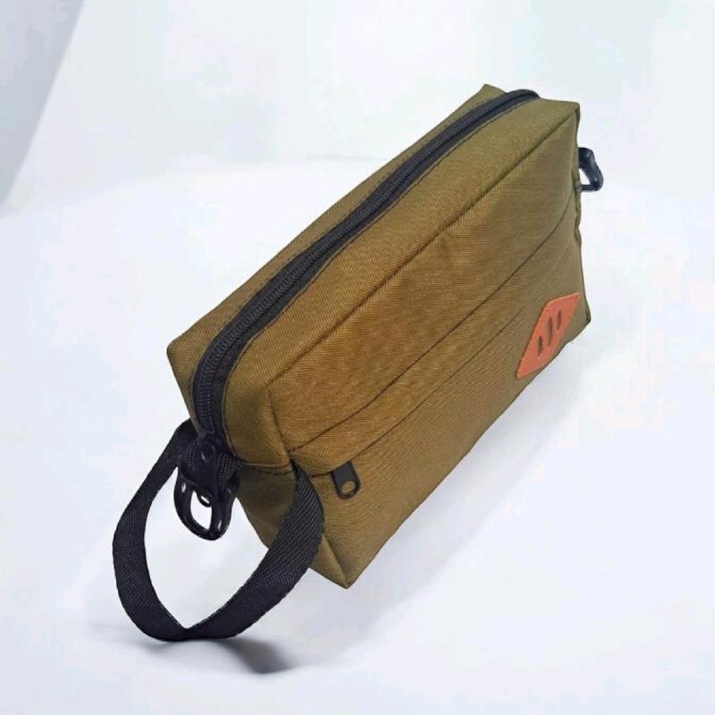 Handbag pria bahan kodura clutch bag kualitas premium tas tangan terbaru tas selempang multifungsi 4