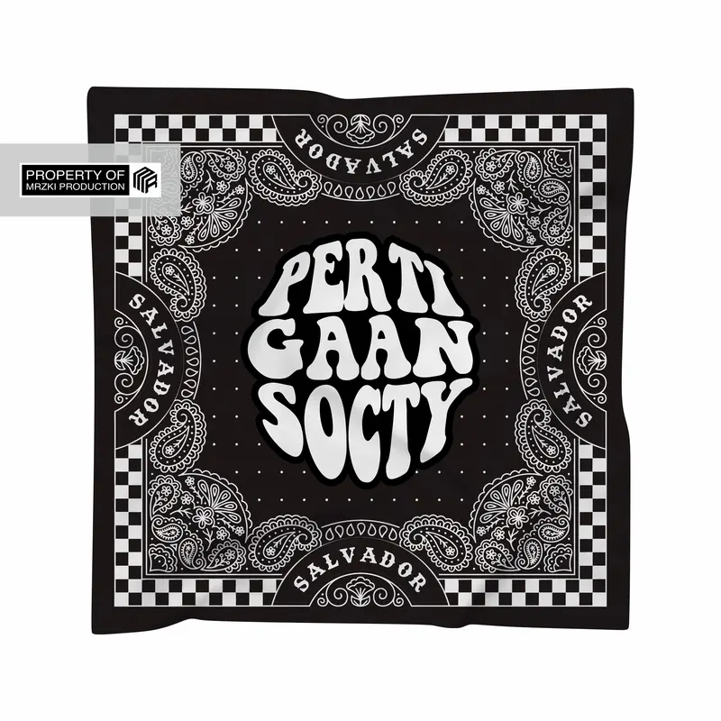 Slayer Bandana Custom | Syal Gambar Pake Logo Sendiri Free Stiker 2