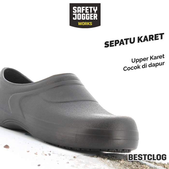 Gambar Safety Jogger  Works Bestclog Sepatu Kerja Chef Shoes Flat Black Eva F&B Kitchen Medical Cleaning Service Pria - 36 dari bigowner Kota Medan Tokopedia