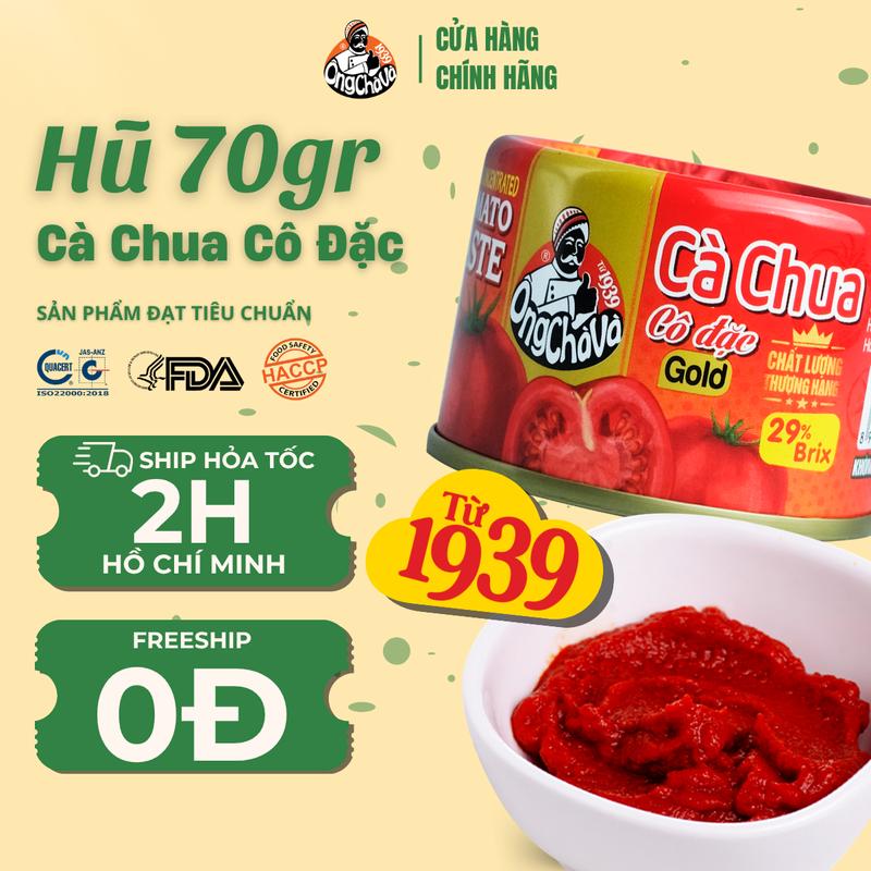 Cà Chua Cô Đặc Tomato Paste 70gr Thượng Hạng thương hiệu Ông Chà Và - Hàng…