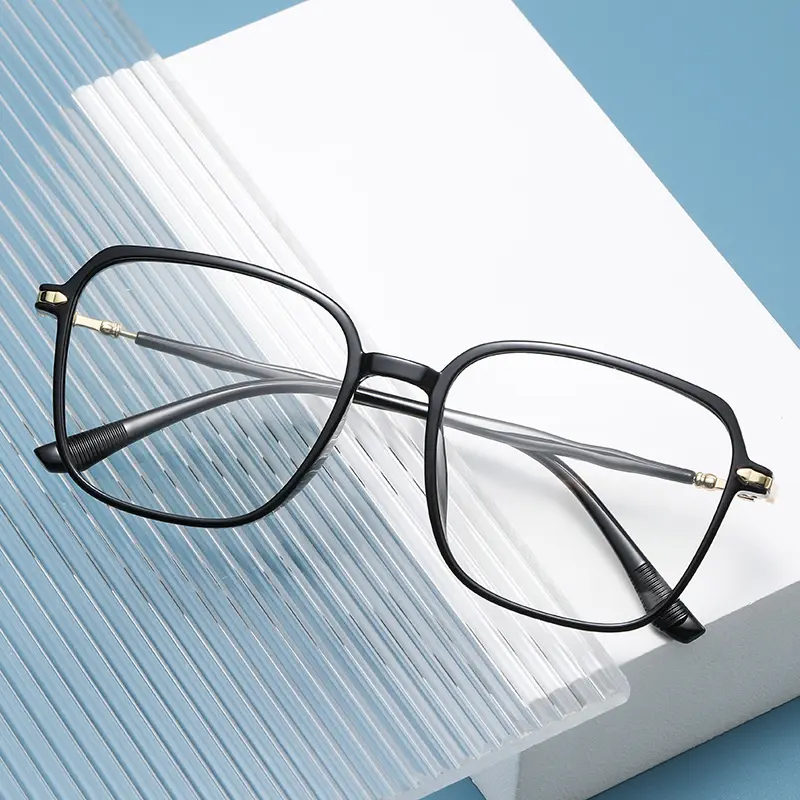 [ BELI 1 PCS KACAMATA MINUS GRATIS 1 PCS KACAMATA NORMAL RANDOM ] New Arrival QG20098 Kacamata Lensa Blueray Bluecromic Photocromic Normal dan Minus - Eyewear Sunglasses