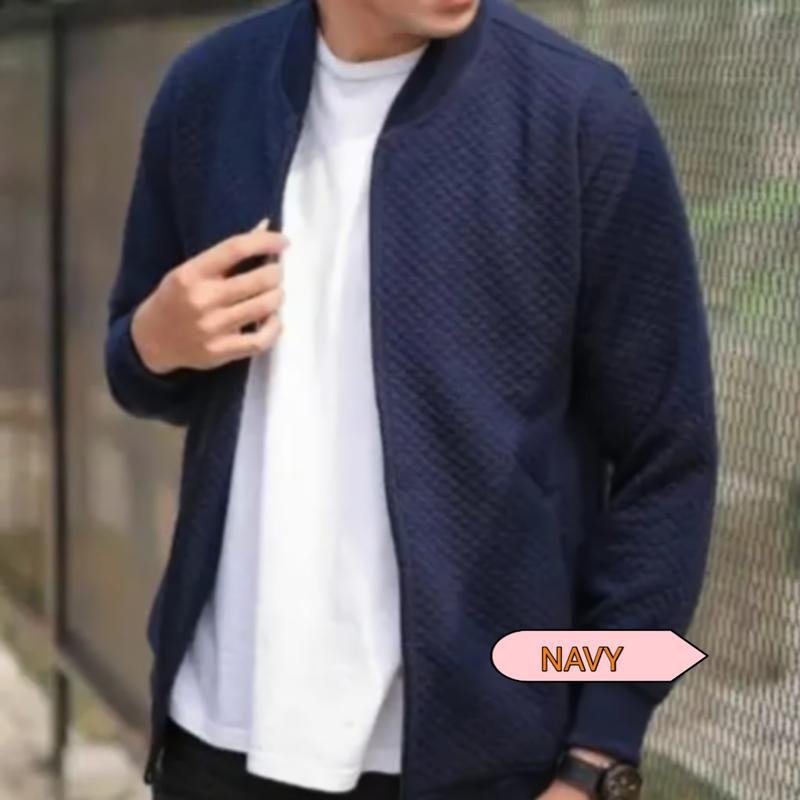 Jaket Kasual Comfy Diamond Knitt Pria Wanita Unisex Premium Size M, L, XL, XXL dan XXXL 6