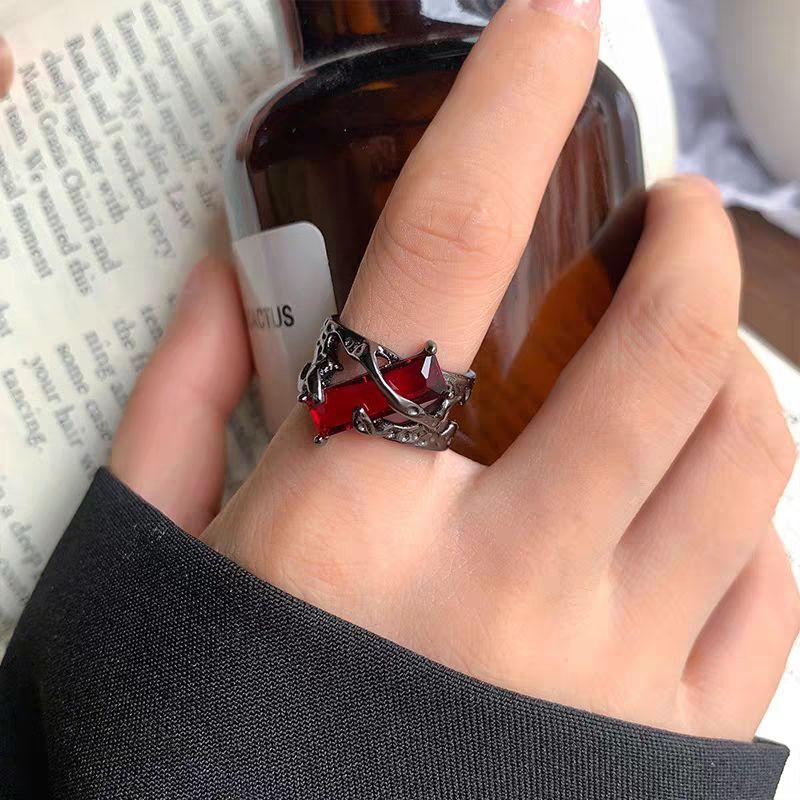 CINCIN TITANIUM MODEL KEPALA SHENLONG DRAGON BALL Aksesoris Silver Stainless Rings 8