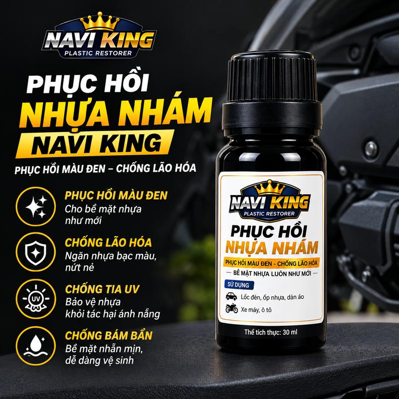 Chai Phục Hồi Nhựa Nhám HP Lube NANO PLASTIC RESTORER 10ml/50ml Làm Mới, Đều…