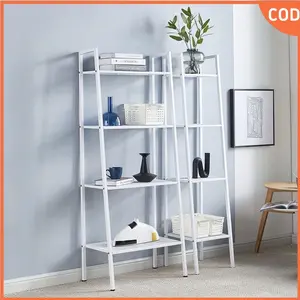 Rak Serbaguna Logam 3/4/5 Lapisan Rak Buku Rak Tanaman Rak Display Rak Dapur Cocok untuk Rumah Balkon Kantor dan Toko Rak Penyimpanan yang Dapat Disesuaikan dan Kokoh