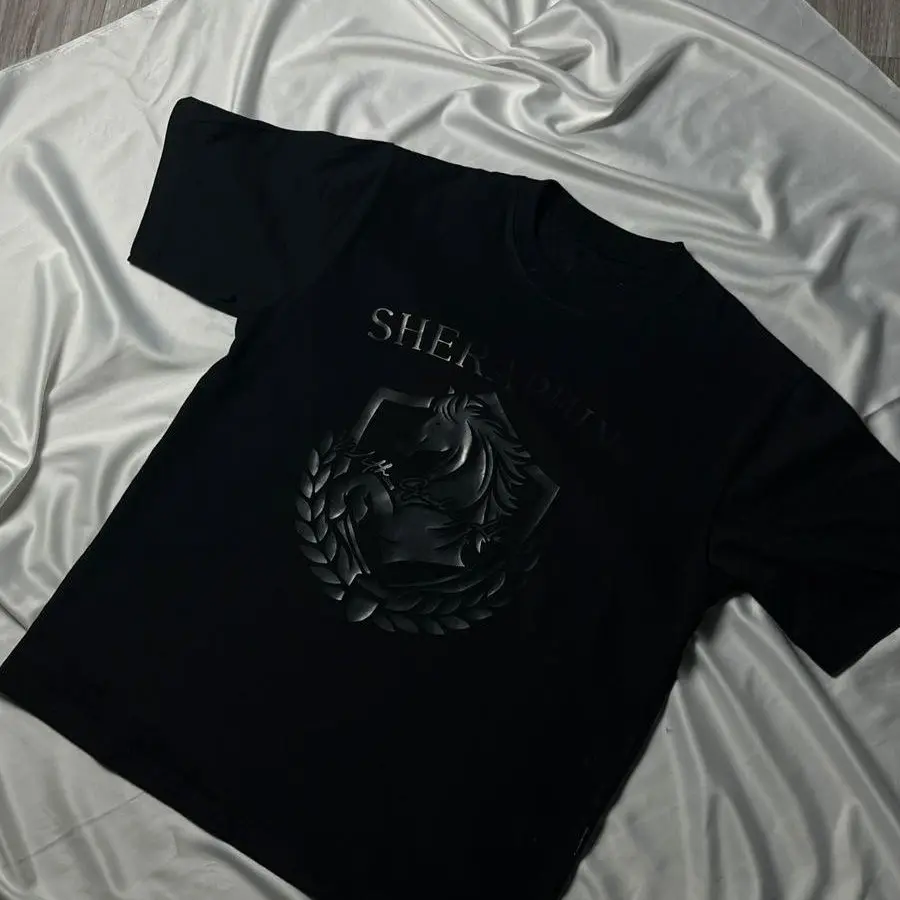 Sheraphine Studios - Tshirt Reguler Premium Black and White Cotton Combed 20s Fit High Quality
