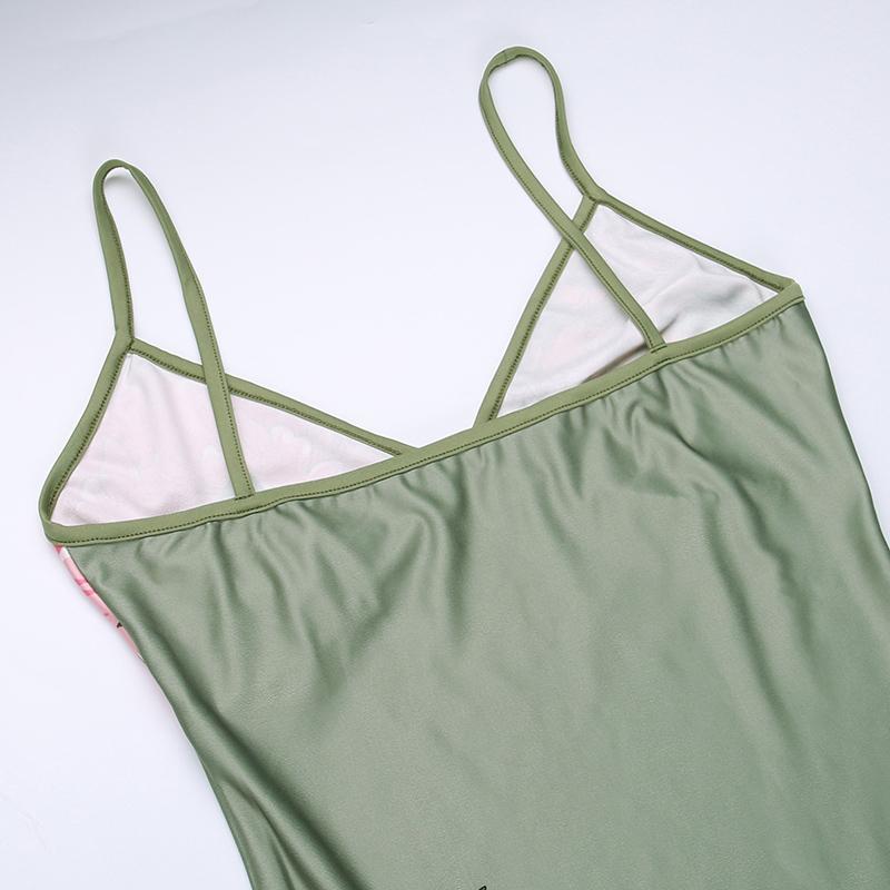 Product Introduction of Đầm Hoa Thường Ngày Dáng Ôm, Dây Đeo Spaghetti Thanh Lịch, Phong Cách Bodycon, Thích Hợp Cho Bữa Tiệc Ngày Lễ, JY23159TGO 12