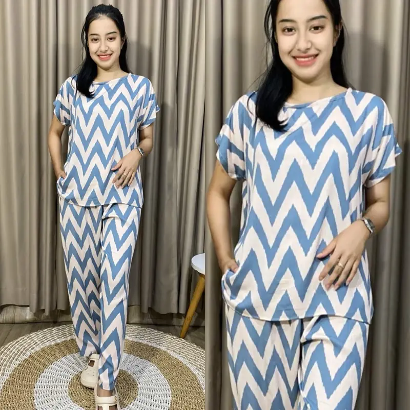 Baju Tidur Wanita Piyama Rayon / Babydoll Rayon Motif Terupdate 2
