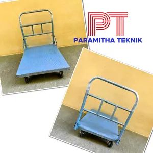 Hand truck 500kg troli lorry angkut barang trolley handtruck 500 kg / troley tiang besi bordes 90 cm x 60 cm kuat kokoh