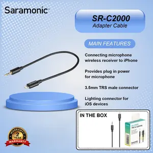 Saramonic SR-C2000 3.5mm TRS to Lightning Adapter Cable