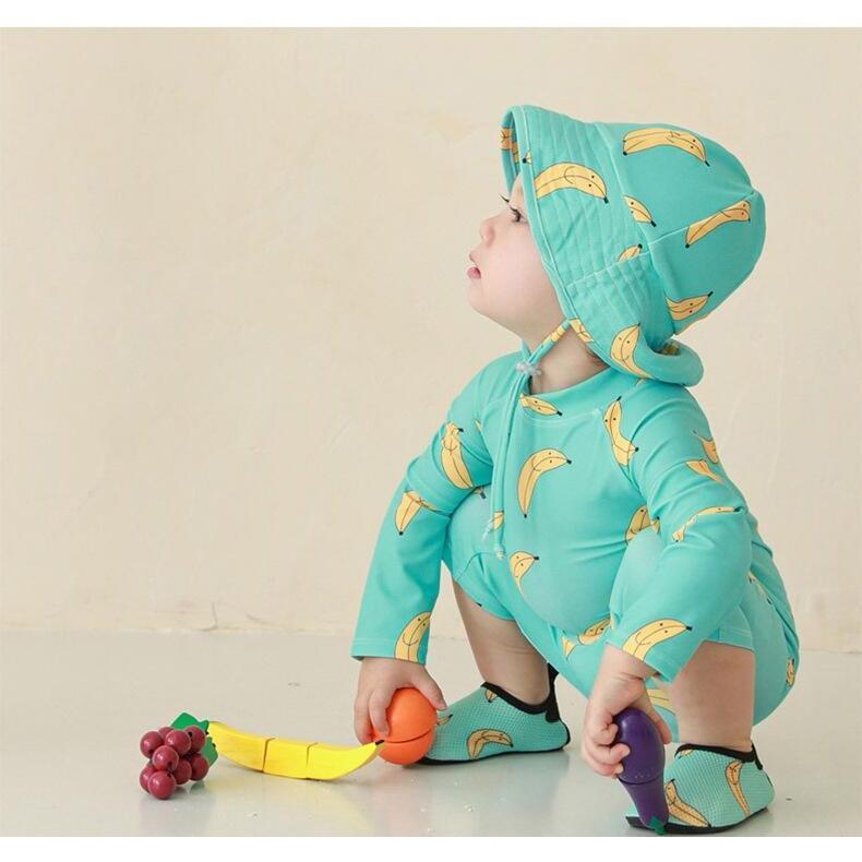Product Introduction of Children's Boys and Girls Long Sleeve Sun Protection 1 7 Years Old Swimsuit Surfing Suit Infants Baby Swimming 33
