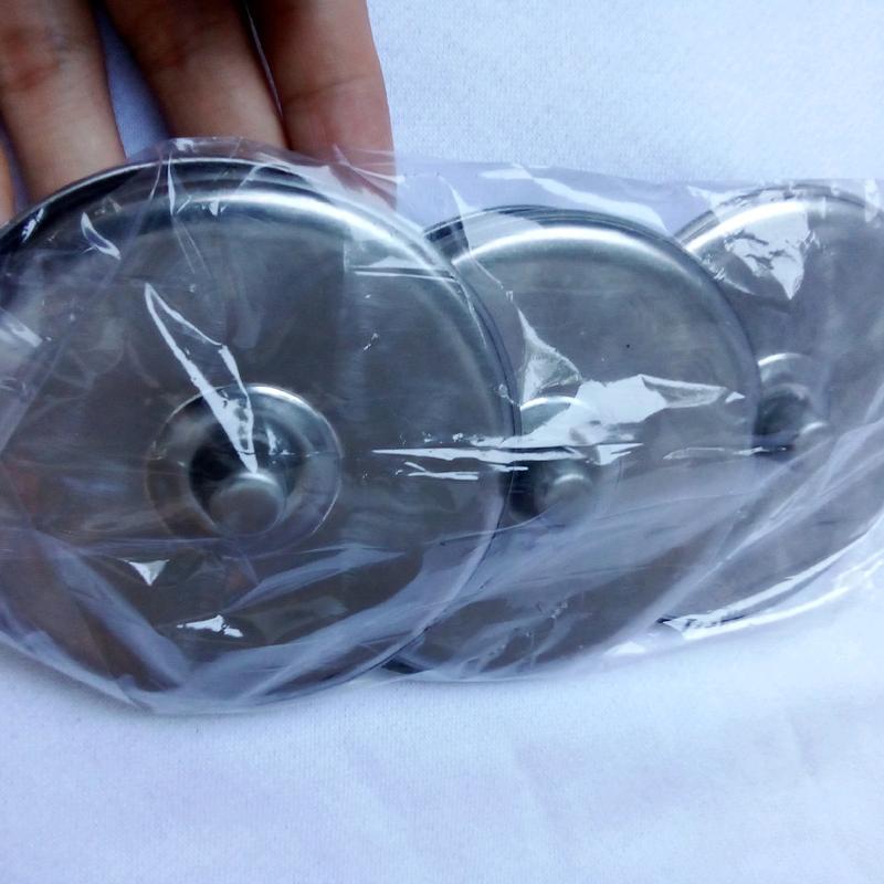 Tutup gelas stainless 6 pcs D8 cm 3