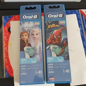 Oral-B Sikat Gigi Elektrik Anak 3+ Tahun Extra Weich Varian Frozen & Star Wars Isi 4 Pcs Original Braun Disney & Marvel TERLARIS|BEST QUALITY|BEST SELLER