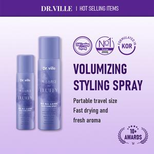 Dr.ville Hair Volumizing Leave-In Spray 150ml/80ml Hair Styling Natural Long-Lasting Oil Control High Head Hair Treatment Quickly Firm Oil Free Fluffy
