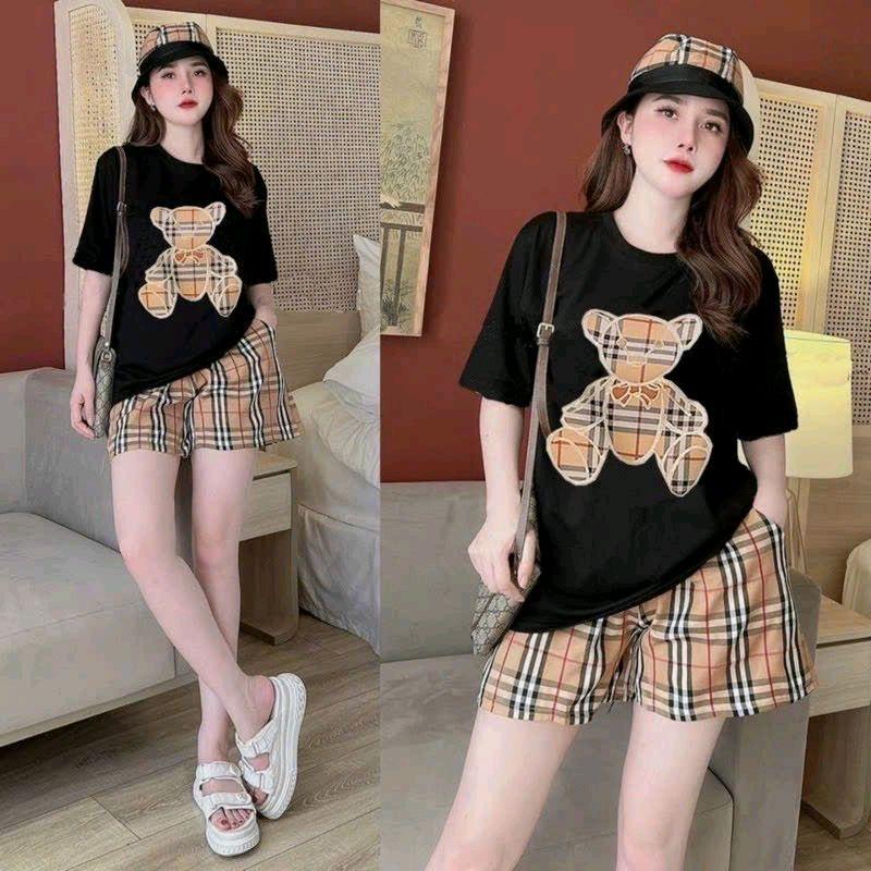  Sét bộ đùi nữ cute _ quần có túi _ Vải thun tăm hàn mềm mịn thấm mồ hôi mặc mát _ Không ưng báo shop nhận lại đủ tiền hàng 2 bên cùng vui vẻ _ XINH SHOP _ Women Top set botieuthu essentials 