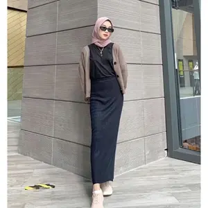 Rok Span Rajut Premium - Rok Span Knit Mid/Panjang
