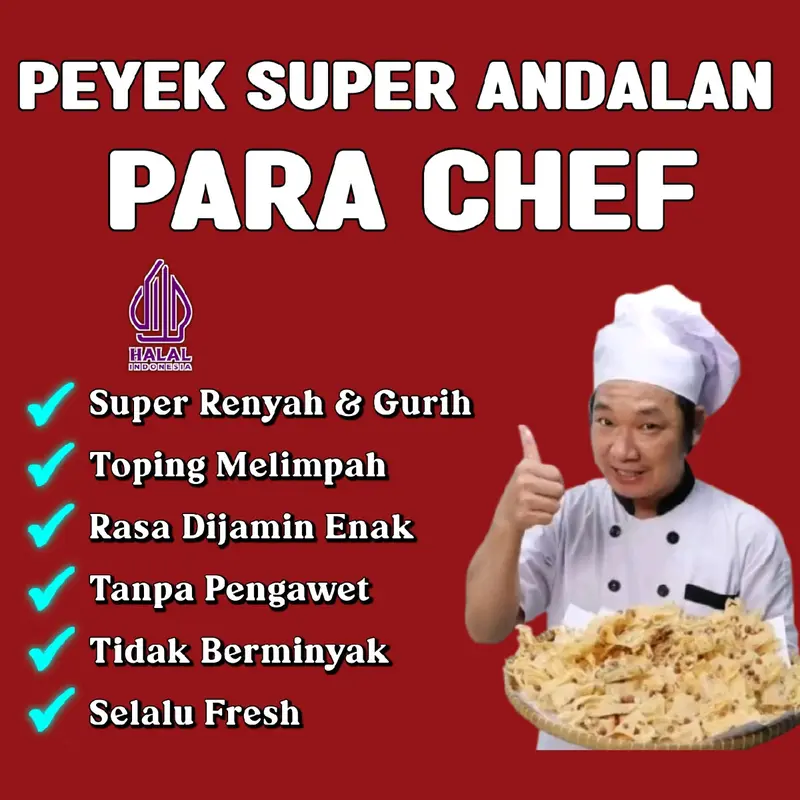 Peyek Viral Super Renyah & Gurih - Peyek Kacang - Peyek Kacang Hijau - Peyek Teri - Peyek Udang Rebon - Snack Makanan Ringan - Food Cemilan 0