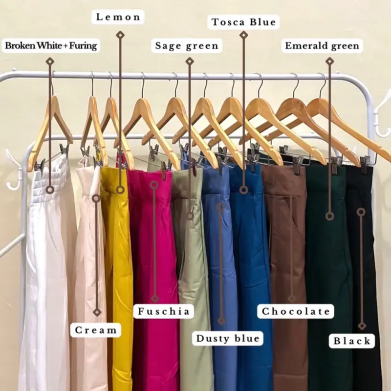 Luna double waisted pants — celana kantor/kuliah 1